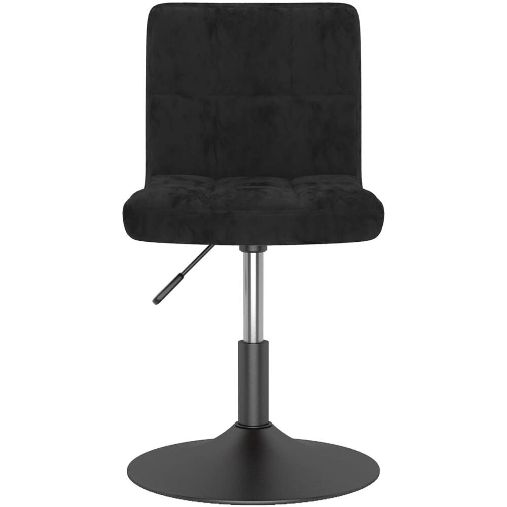 Sedie Da Pranzo Girevoli 6 Pz Nere In Velluto - Foto 3