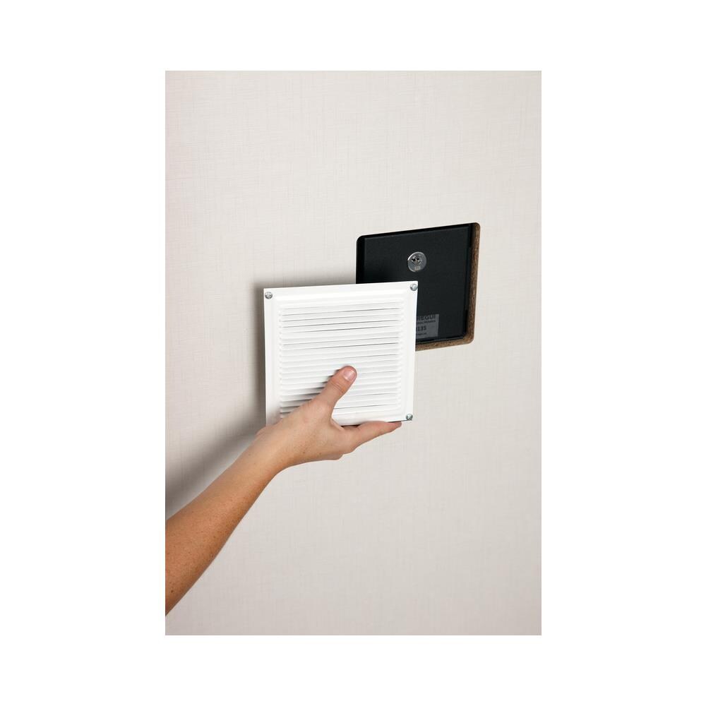 Grid 13000w-s1 Cassaforte Camuffata Dietro La Griglia Di Ventilazione, Da Incassare Al Muro, 20x40x13 Cm, 12 L - Foto 2