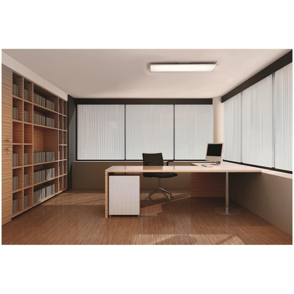 Ledvance Plafoniera Wifi Bianca, 30w, 1900lm, 3000-6500k, 100x25 Cm, Lampada Da Parete Dimmerabile, Tecnologia Rgb, Smart+ Planon, Controllabile Tramite App O Assistenti Vocali Come Alexa O Google, - Foto 2