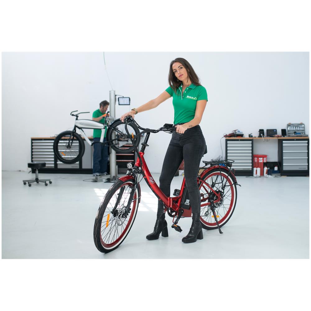 Cuore - Nero - 250w / 20ah - Bicicletta Elettrica Urbana Pieghevole - City E-bike - Foto 2