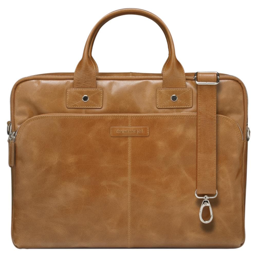 Borsa porta pc in pelle 16" Kronborg Tan - Foto 1