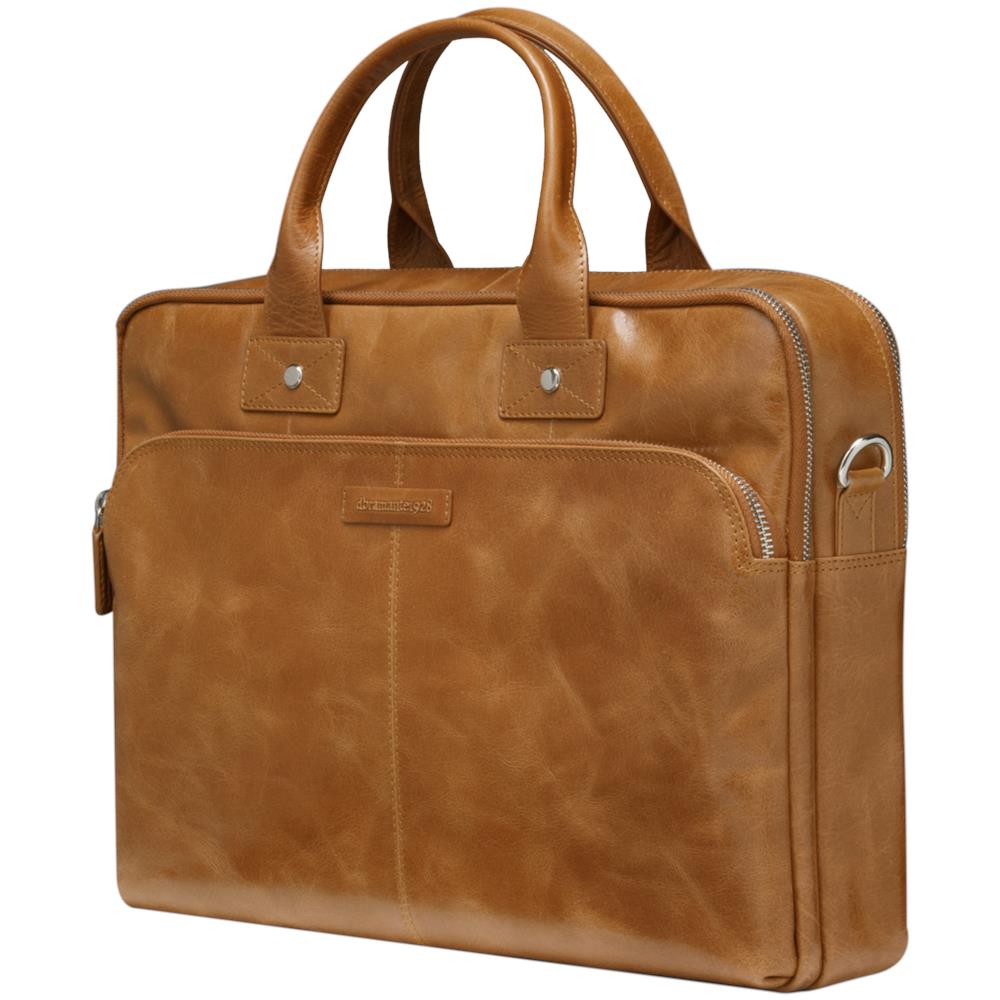Borsa porta pc in pelle 16" Kronborg Tan - Foto 5