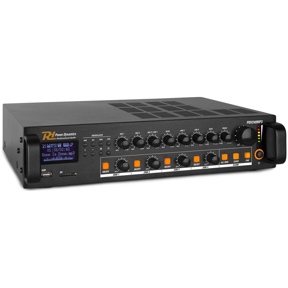 Amplificatore Mixer PDV240MP3 240W Colore Nero - Foto 1