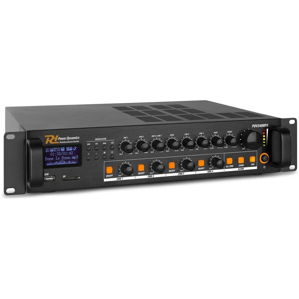 Amplificatore Mixer PDV240MP3 240W Colore Nero - Foto 2