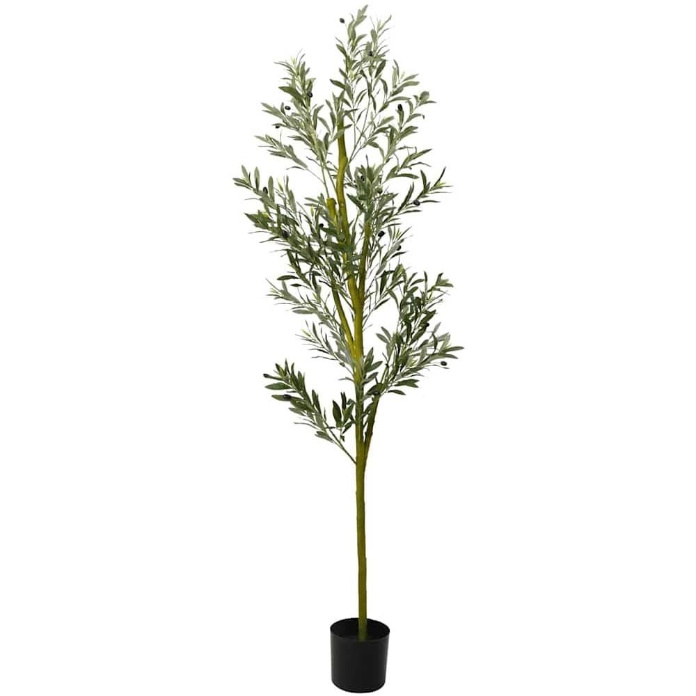 Albero Ulivo Artificiale 800 Foglie 200 cm Verde - Foto 1