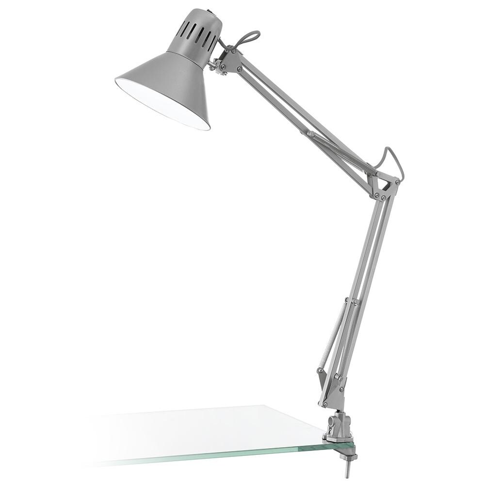 Lampada Estendibile Con Morsetto, 1x40w Max E27 Escl. Argento - Foto 1