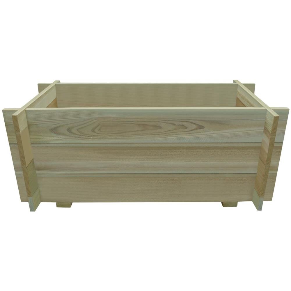 Fioriera Da Giardino Vaso Letto Vegetale Pino Impregnato 80 Cm - Foto 2