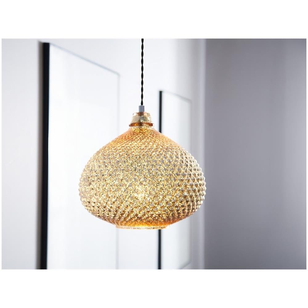 Lampadario Madon Vetro Oro - Foto 2