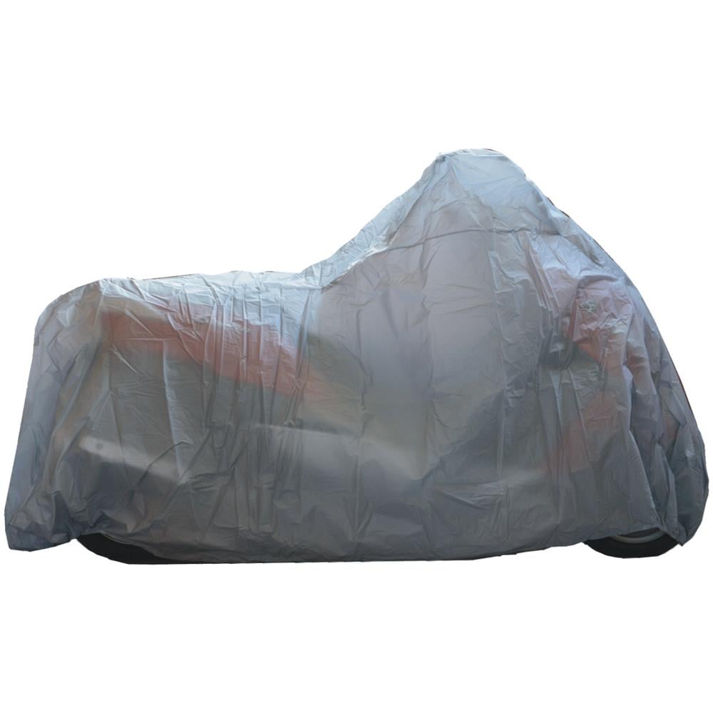 Telo Copri Moto Scooter Naked Customo Impermeabile Pvc Universale Grigio M - Foto 4