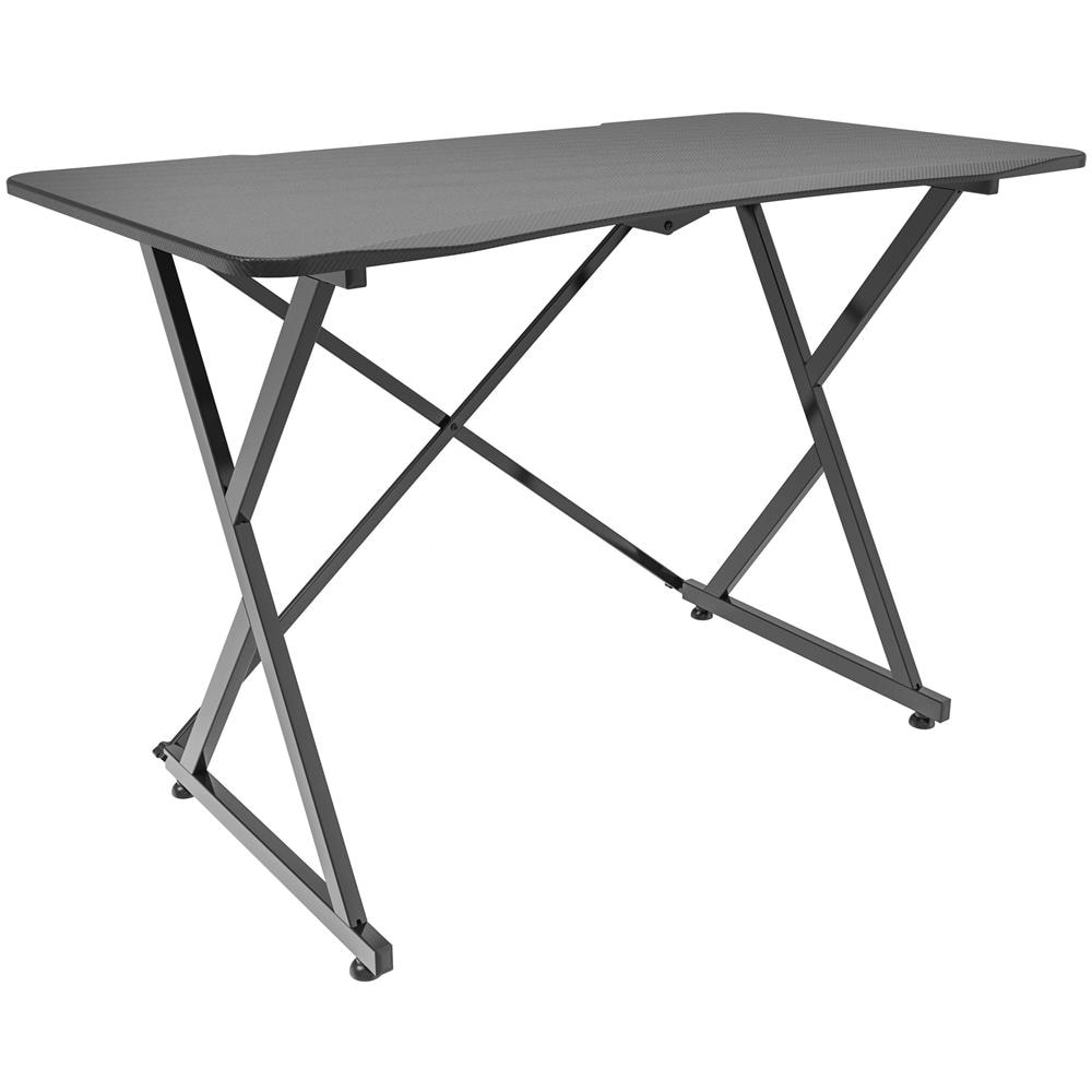 Scrivania Gaming Per Pc Con Bordo Ergonomico Nero - Foto 2