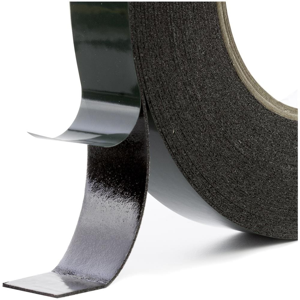 Ultra Strong Nero Nastro Biadesivo 25mm X 10m Perfetto Permanente Nastro Di Montaggio Per Automotive Cornici Sagomate Led Impermeabile Spessore 1mm Pe-foam Core - Foto 4