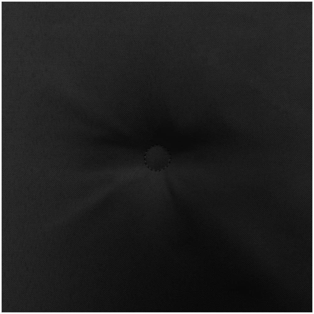 Cuscini Per Sedie Da Giardino 4 Pz Neri 50x50x4 Cm Tessuto - Foto 2