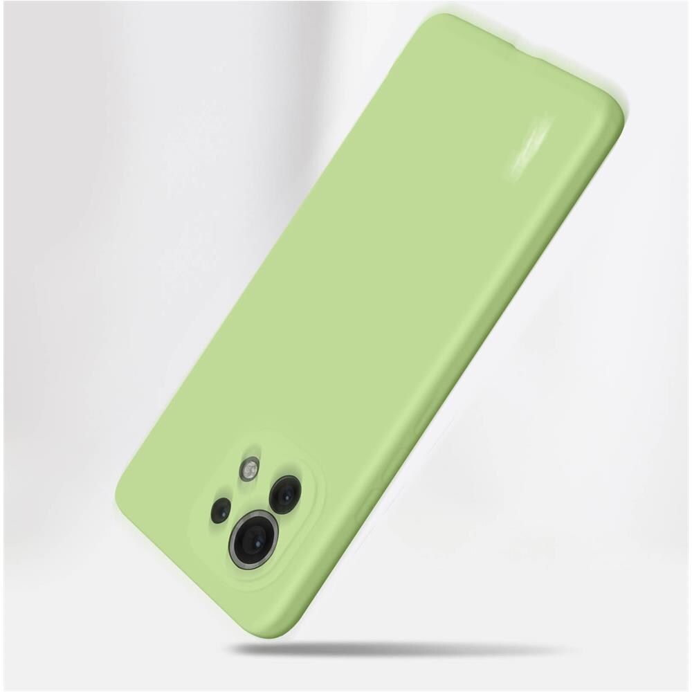 Cover Per Xiaomi Mi 11 In Gel Di Silicone Flessibile E Resistente,, Verde - Foto 2