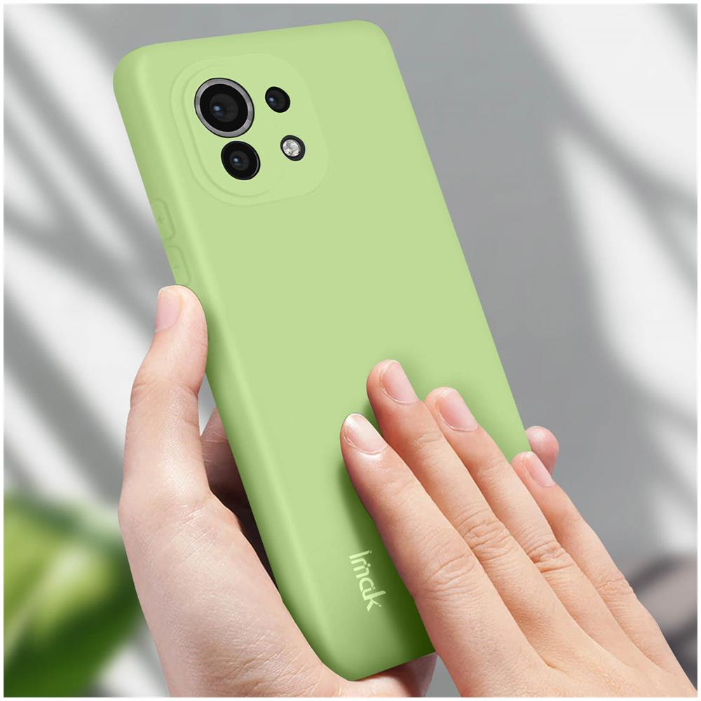 Cover Per Xiaomi Mi 11 In Gel Di Silicone Flessibile E Resistente,, Verde - Foto 5