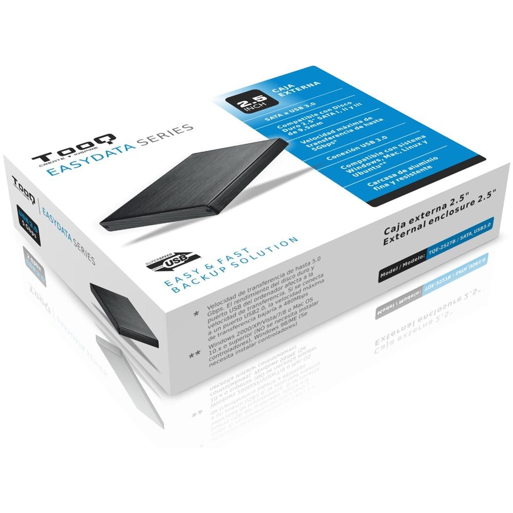 TQE-2527B, 3.0 (3.1 Gen 1) , Femmina, HDD, SATA, Seriale ATA II, Serial ATA III, Nero, Status - Foto 2