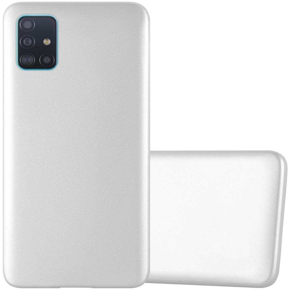 Custodia Compatibile Con Samsung Galaxy A51 4g / M40s In Argento Metallico - Coperchio Protettivo In Silicone Tpu Flessibile - Foto 1