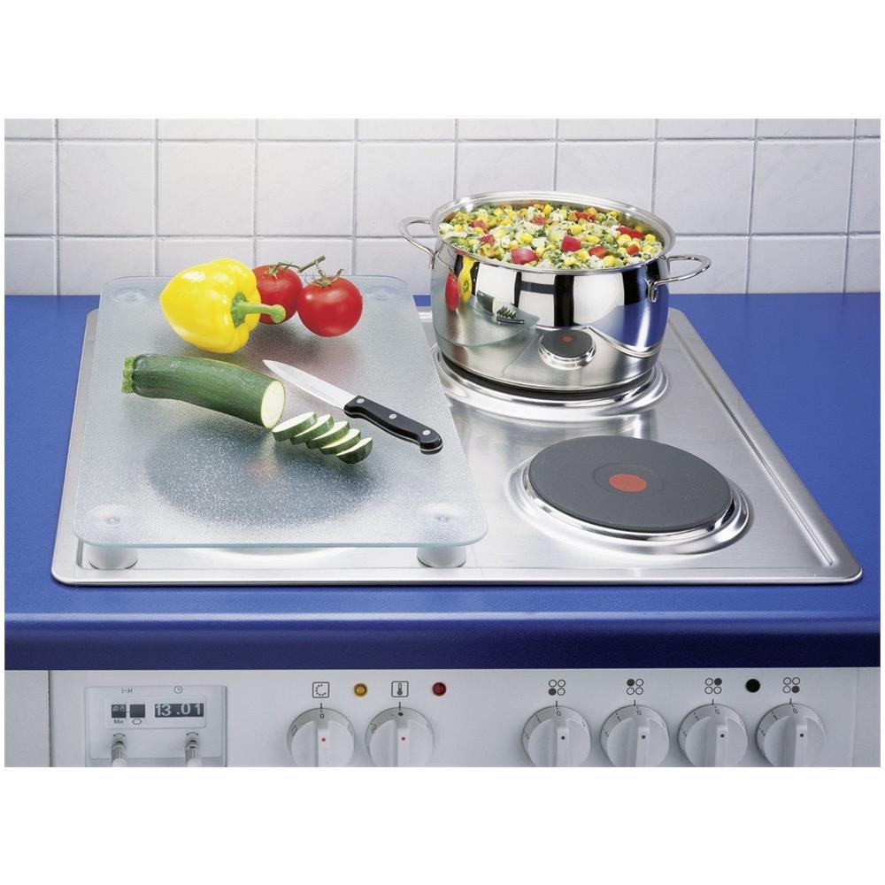 Piastre Protettive Per Fornelli In Vetro, Tagliere Universale - 2 Pezzi Completi, - Foto 2