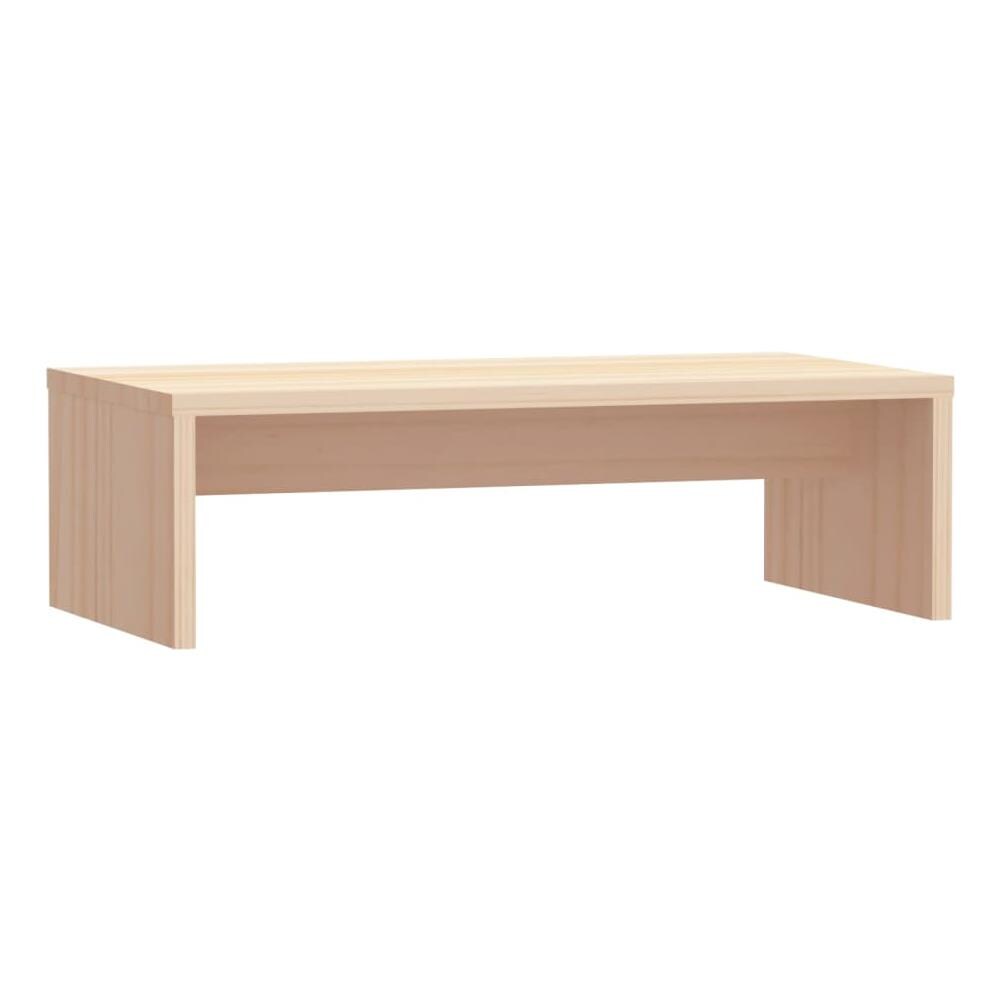 Supporto Per Monitor 50x27x15 Cm In Legno Massello Di Pino - Foto 1