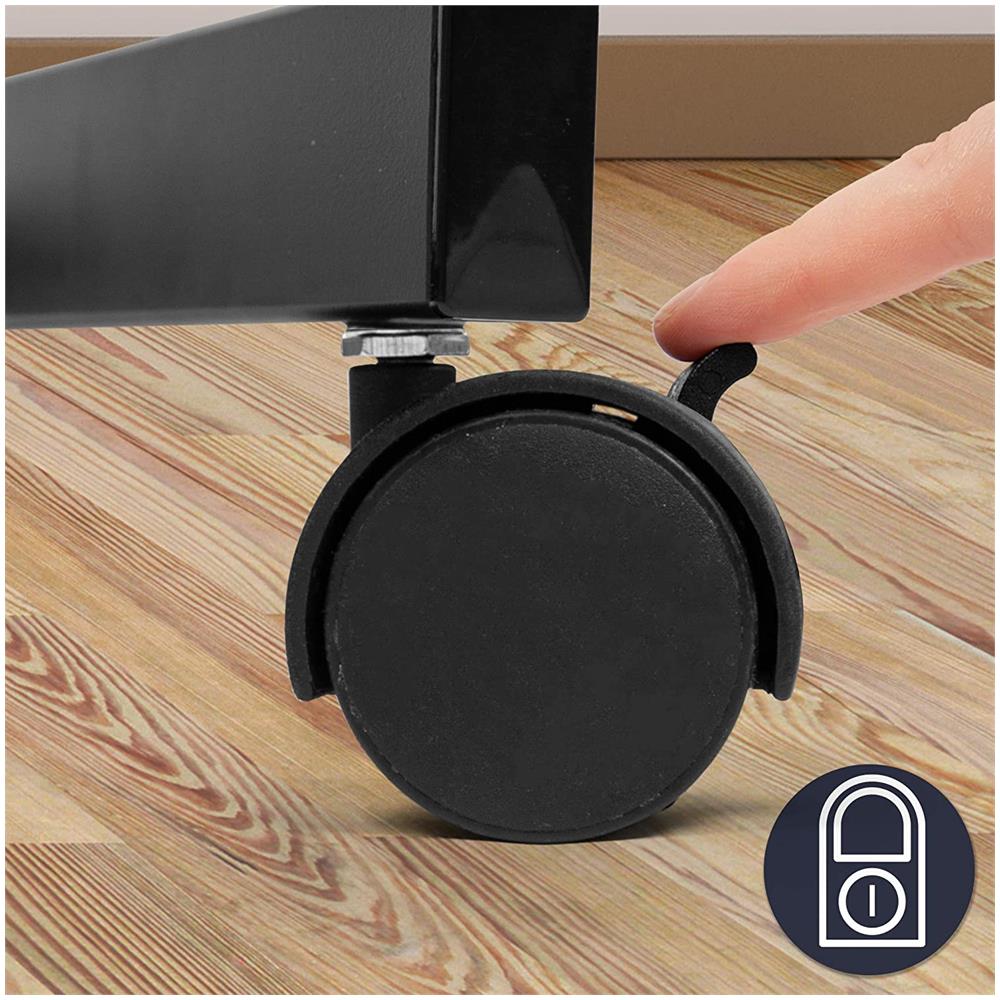 Wps20 Supporto Per Proiettore Tavolo Videoproiettore Supporto Mobile Laptop Pc Portatile Altezza Regolabile 65 - 106 Cm Carrello Da Terra Mobile Con Ruote Ideale Per Presentazioni - Foto 6