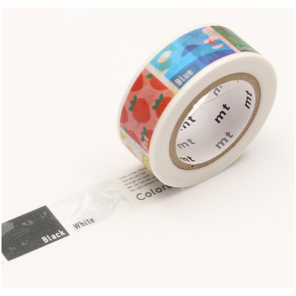 Nastro Adesivo Per I Bambini - Dominos Di Colori - 1,5 Cm X 7 M - Foto 1