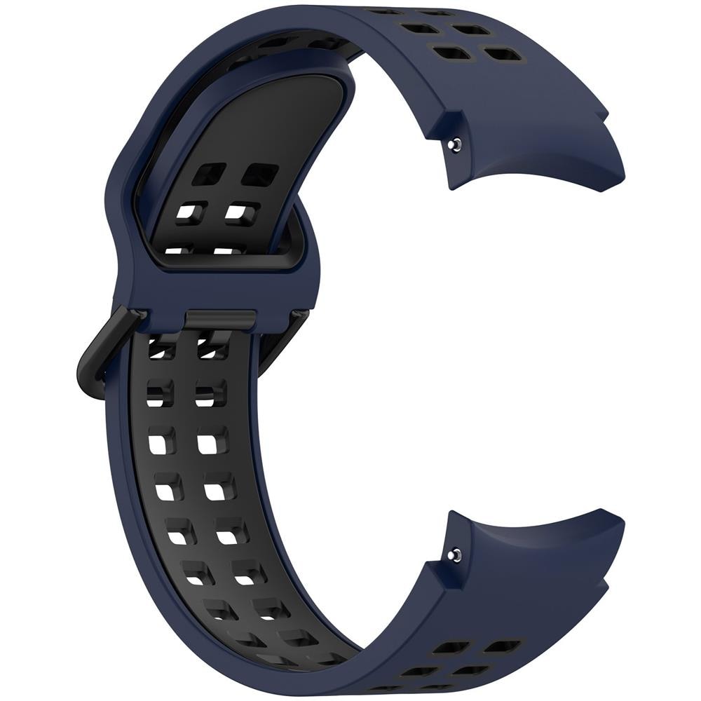 Cinturino In Silicone Per Orologio Darkblue Samsung Galaxy Watch 3 41 Mm/4/4 Classic/5/5 Pro - Foto 1