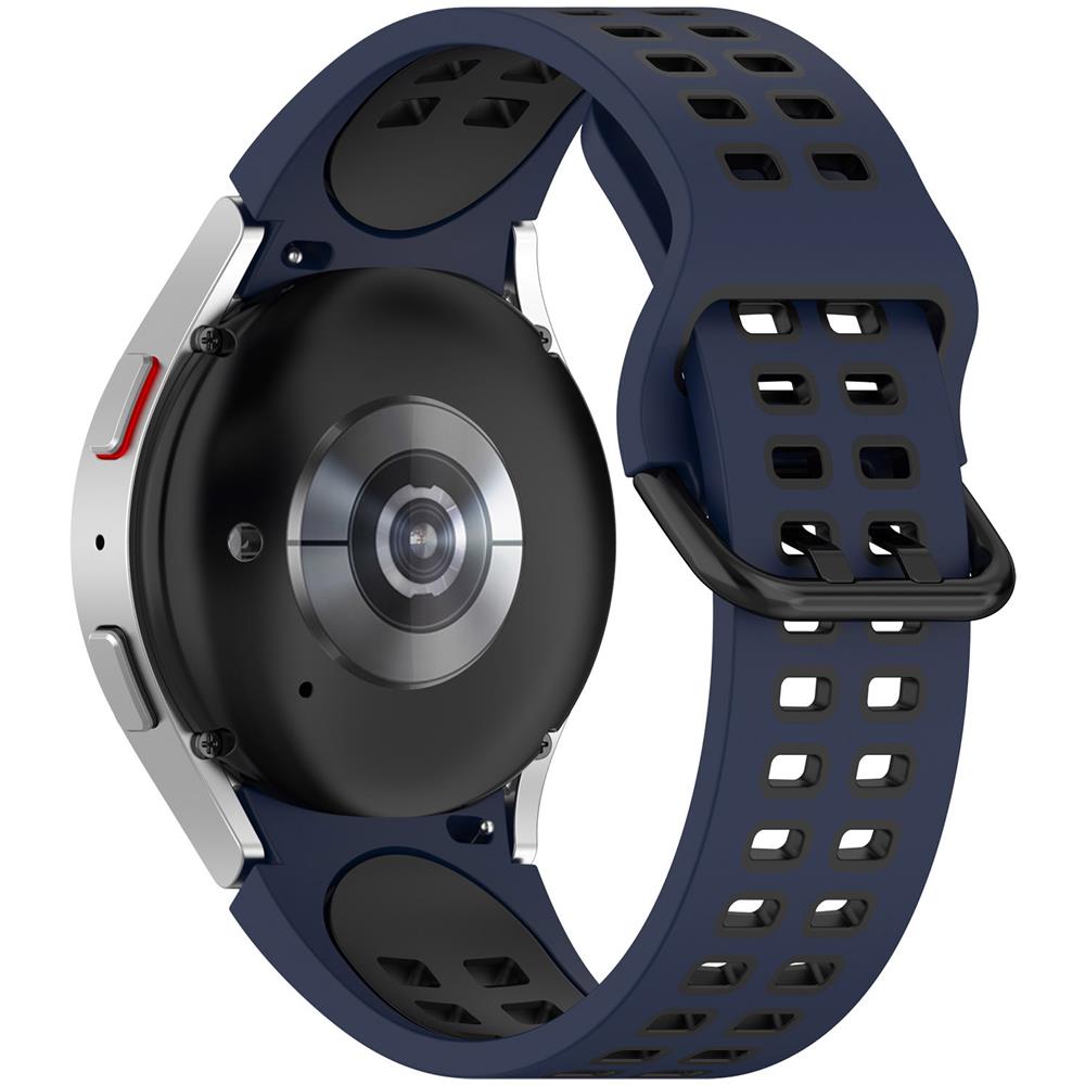 Cinturino In Silicone Per Orologio Darkblue Samsung Galaxy Watch 3 41 Mm/4/4 Classic/5/5 Pro - Foto 2