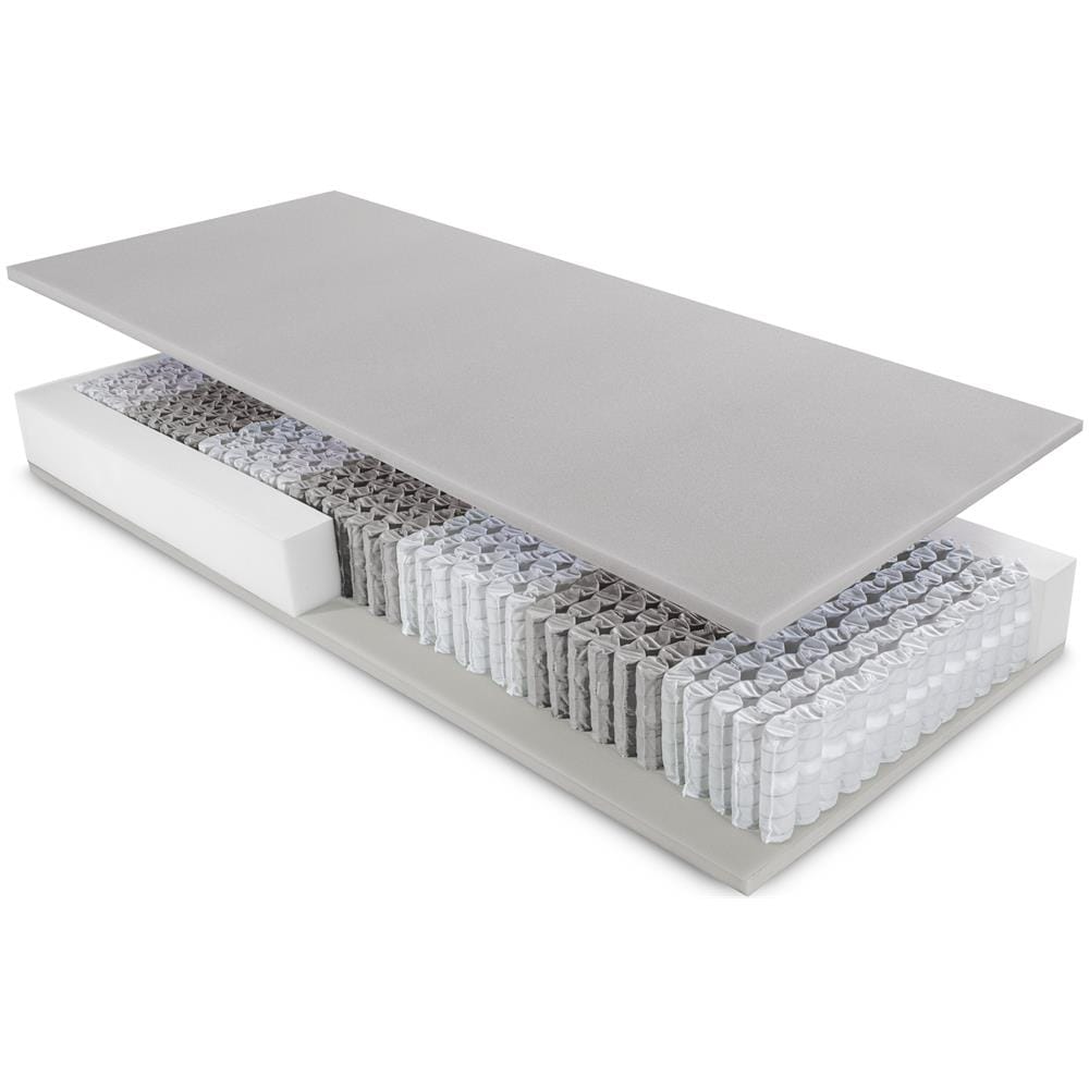 Materasso Matrimoniale, Modello New Pocket, Con 800 Molle Indipendenti, Dimensione 180x200x21 Cm, Rivestimento Sfoderabile, Certificato Oeko-tex, Prodotto In Italia - Foto 7