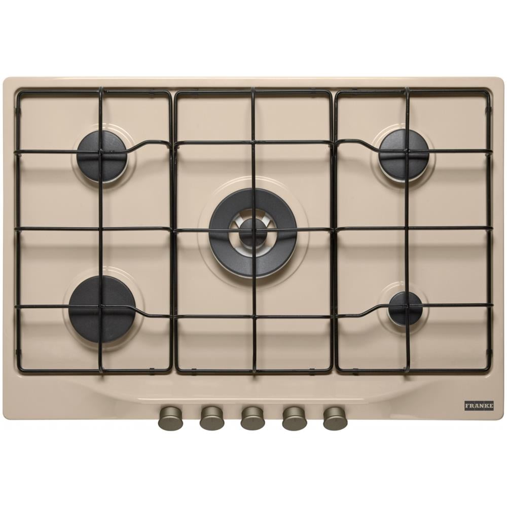 Piano Cottura FCH 750 OA a Gas 5 Fuochi Gas Colore Nero / Crema - Foto 1