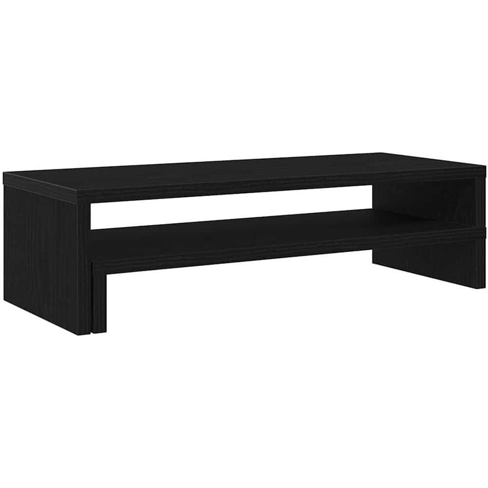 Supporto per Monitor Rovere Nero 54x22x15 cm in Truciolato - Foto 1