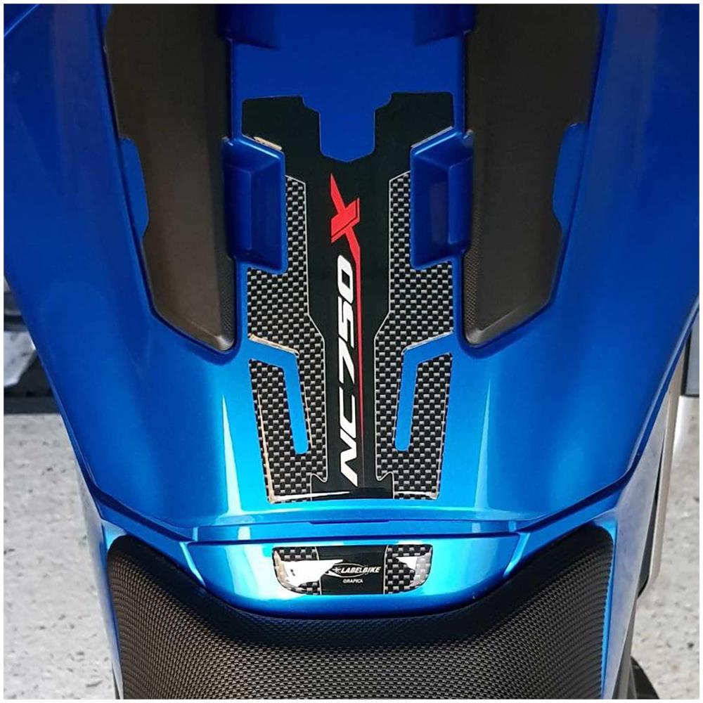 Paraserbatoio Adesivo 3D Compatibile Per Nc 750 X Moto Honda Nc750X 2016-2020 - Foto 2