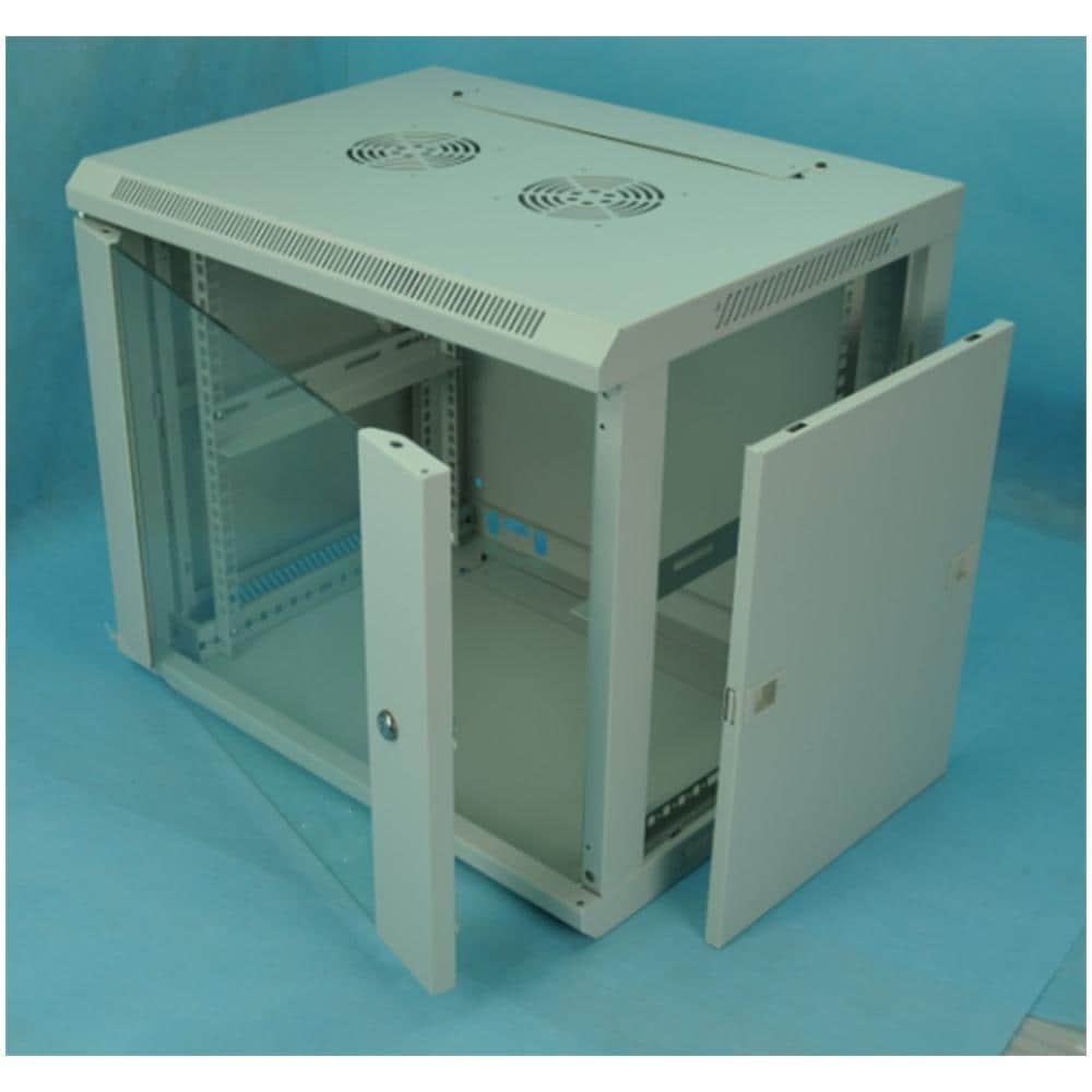 I-CASE EW-2006GL - Armadio Rack 19'' a muro 6 unità sezione unica prof. 450mm Grigio - Foto 1