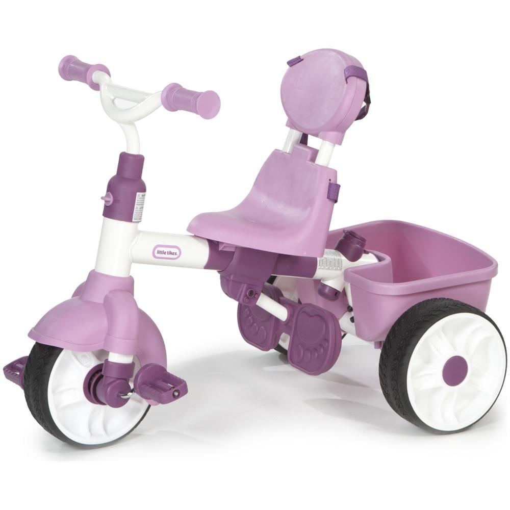 Littke Tike Deluxe Triciclo Cavalcabile Rosa 4-in-1 - Foto 1