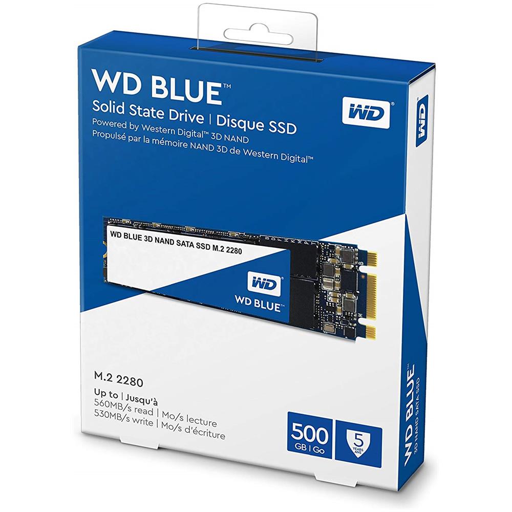 SSD 500 GB WD Blue 3D NAND M. 2 Interfaccia Sata III 6 GB / s - Foto 3