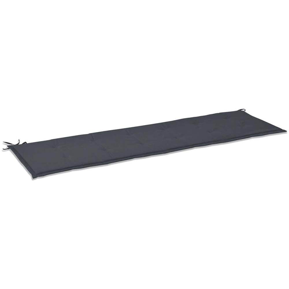 Cuscino per Panca da Giardino Antracite 180x50x4 cm - Foto 2