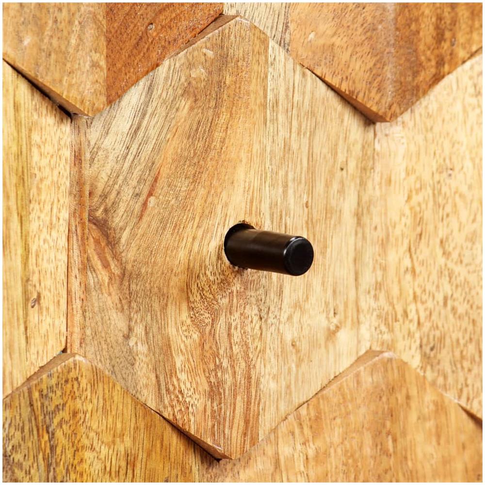 Mobile Porta Tv In Legno Massello Di Mango 118x35x40 Cm - Foto 2