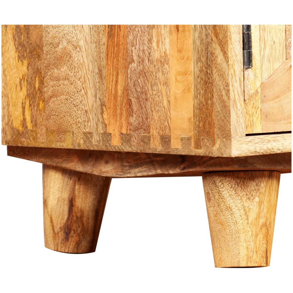 Mobile Porta Tv In Legno Massello Di Mango 118x35x40 Cm - Foto 7