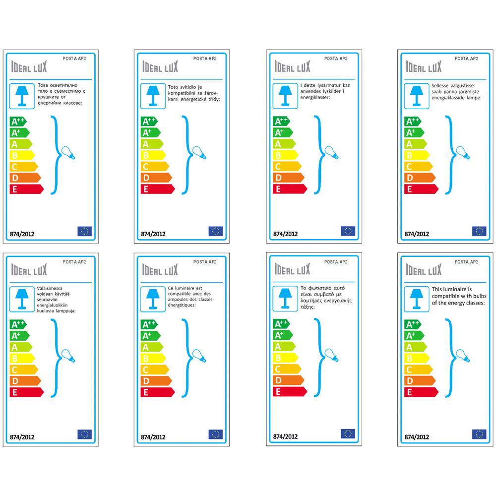 Posta Ap2, Applique, - Alluminio - Foto 1