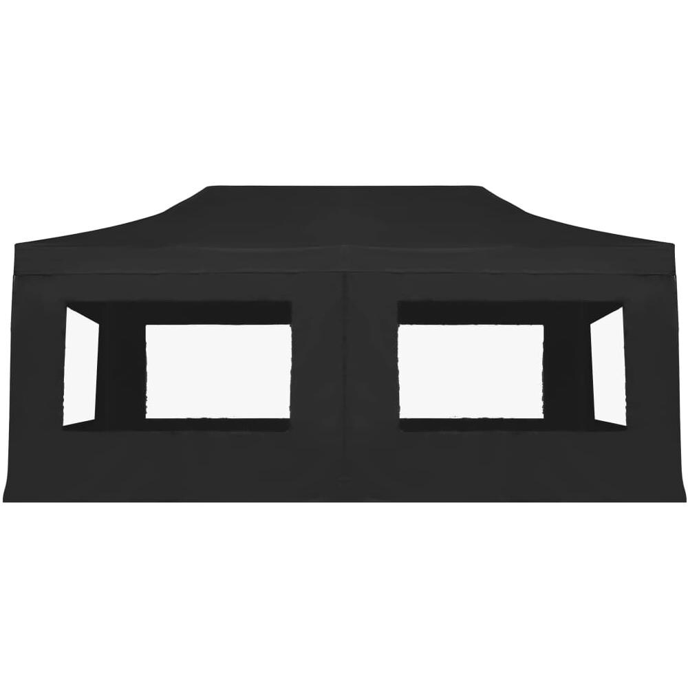 Gazebo Pieghevole con Pareti in Alluminio 6x3m Antracite - Foto 2