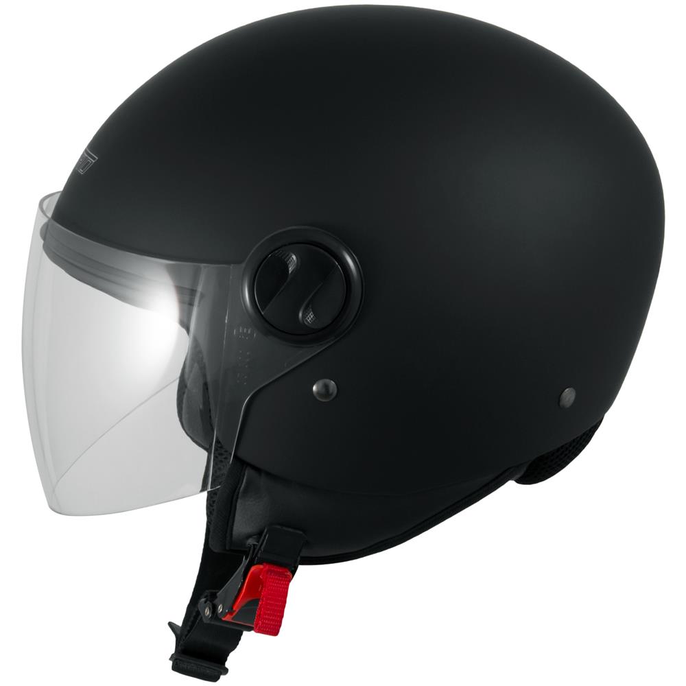 Casco Jet Scooter Moto Quad Omologato Ece 22 05 Visiera Nero Opaco M - Foto 5