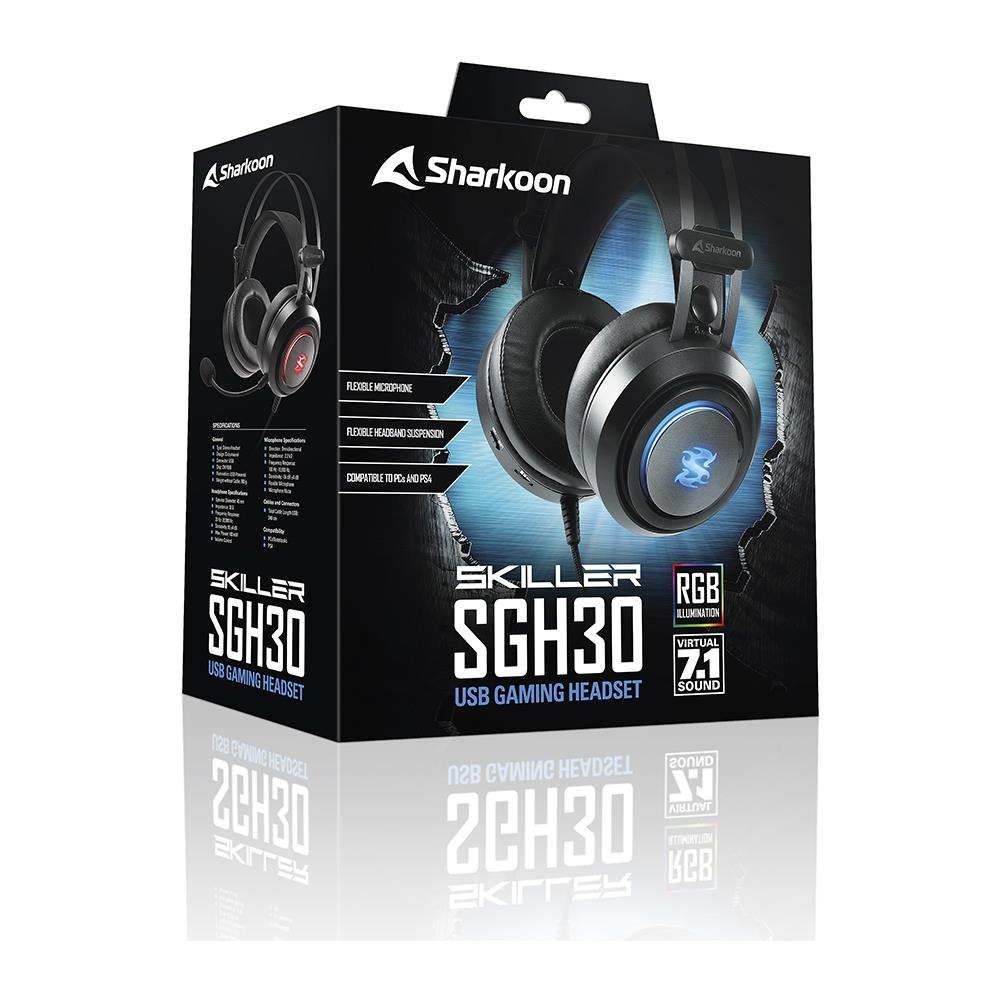 Cuffie Gaming SKILLER SGH30 Connessione USB Colore Nero - Foto 7