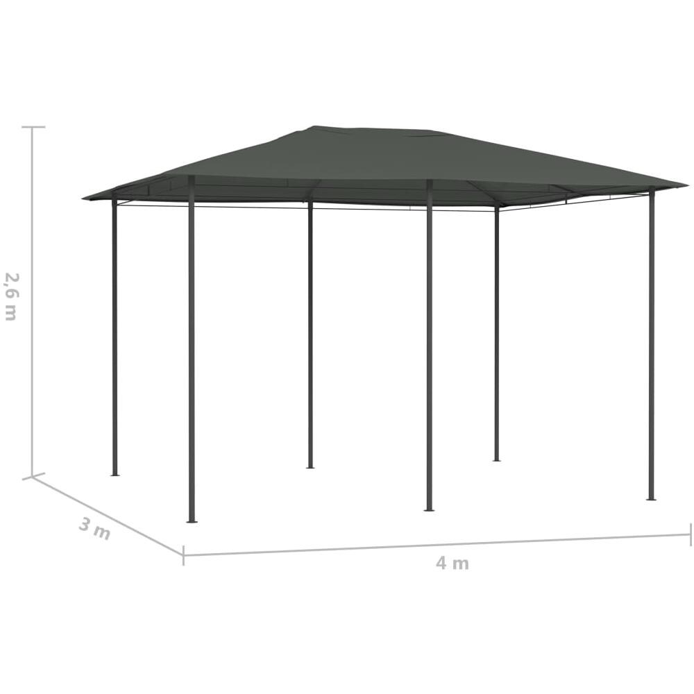 Gazebo 3x4x2,6 M Antracite 160 G / m? - Foto 4