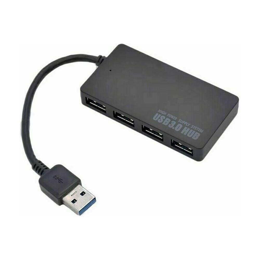 Hub Usb 3.0 Con 4 Porte Nero - Foto 1