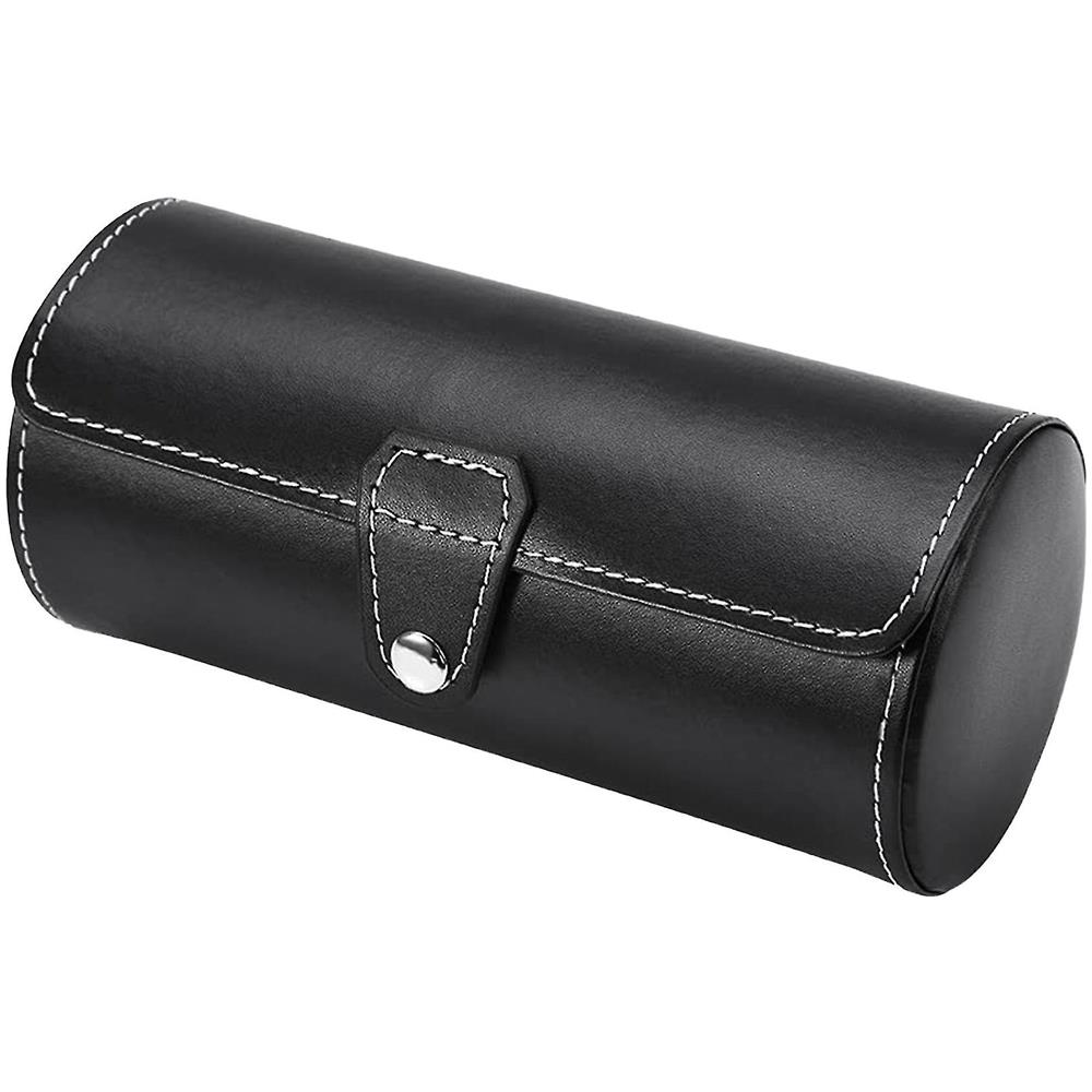 Astuccio Porta Orologi In Pelle 2 Posti Custodia Da Viaggio Accessori 160693 - Foto 8