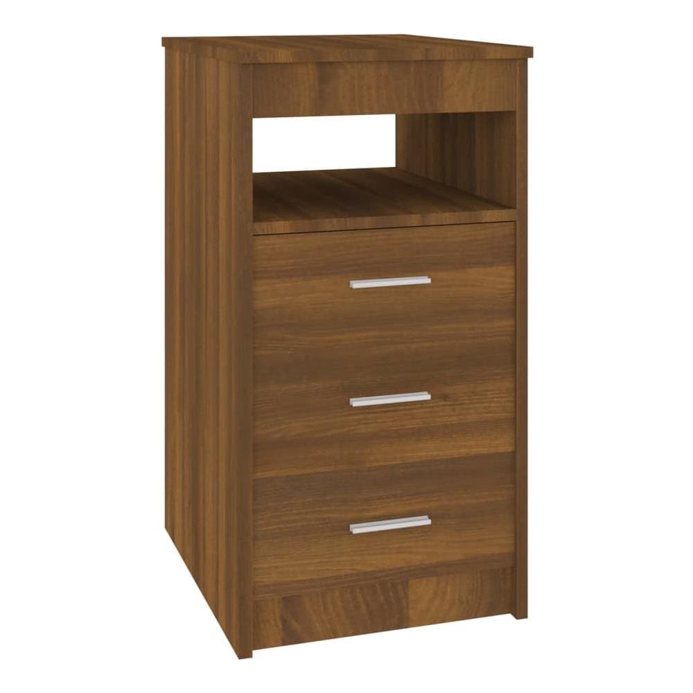 Cassettiera Rovere Marrone 40x50x76 Cm In Legno Multistrato - Foto 2