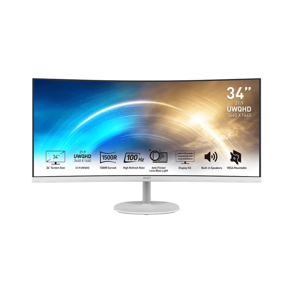 Monitor 34" LED VA Curvo Gaming PRO MP341CQW 3440x1440 UWQHD Tempo di Risposta 1 ms - Foto 2