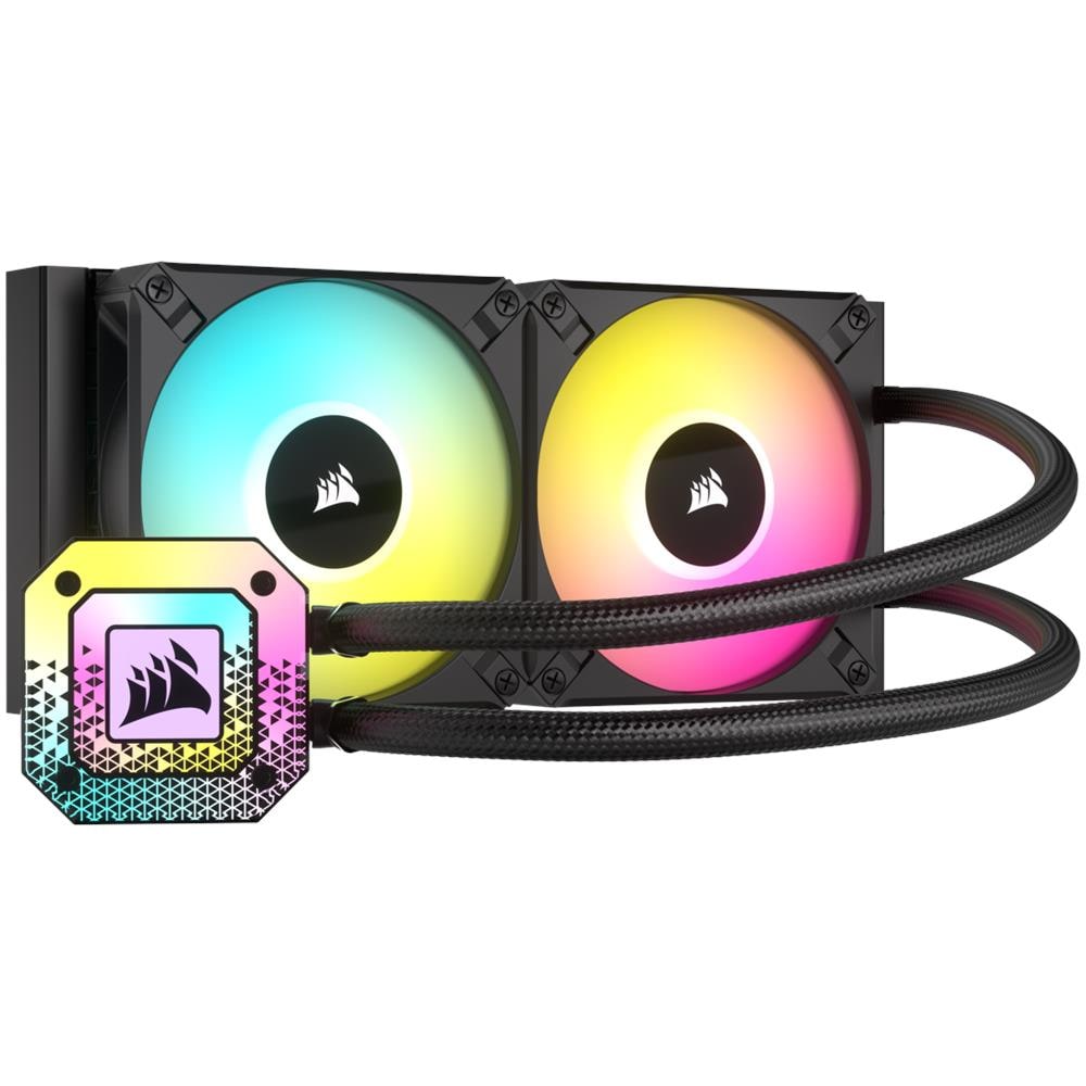 Dissipatore CPU a Liquido  iCUE H100i ELITE CAPELLIX XT per Socket LGA 1150 (Socket H3), LGA 1151 (Socket H4), LGA 1155 (Socket H2), LGA 1156 (Socket H), LGA 1200 (Socket H5), LGA 1700, LGA 2011 (Socket R), LGA 2066, Socket AM4, Socket sTR4, Socket sTRX4 - Foto 1