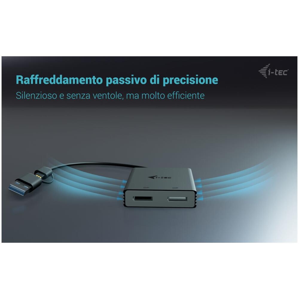 USB-A /USB-C Dual 4K / 60 Hz DisplayPort Video Adapter - Foto 7