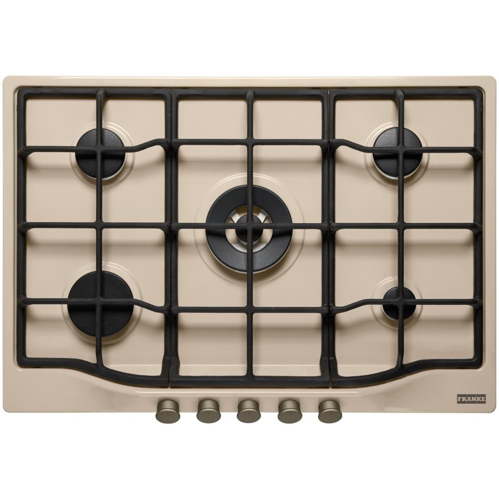 Piano Cottura FCH 750 OA a Gas 5 Fuochi Gas Colore Nero / Crema - Foto 1