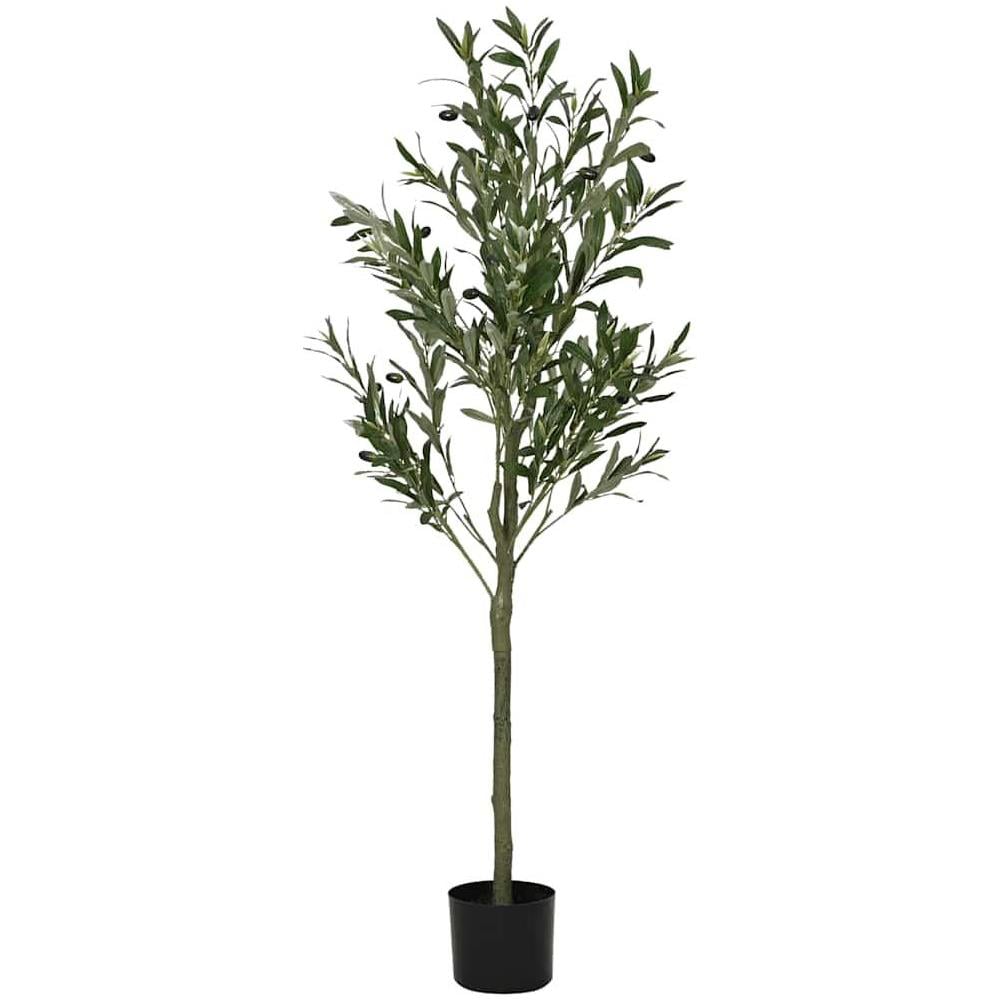 Albero Ulivo Artificiale 450 Foglie 120 cm Verde - Foto 1