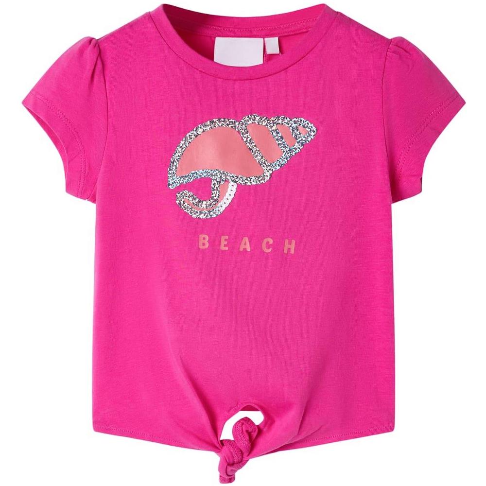 Maglietta da Bambina Rosa Scuro 116 - Foto 1